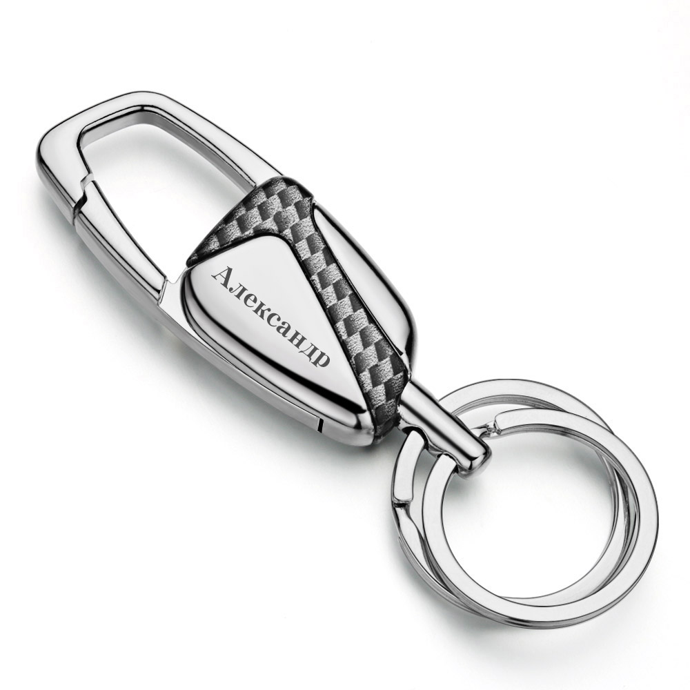 Personalized Keyring Double Sw - Initial Ring Custom 评论和价格