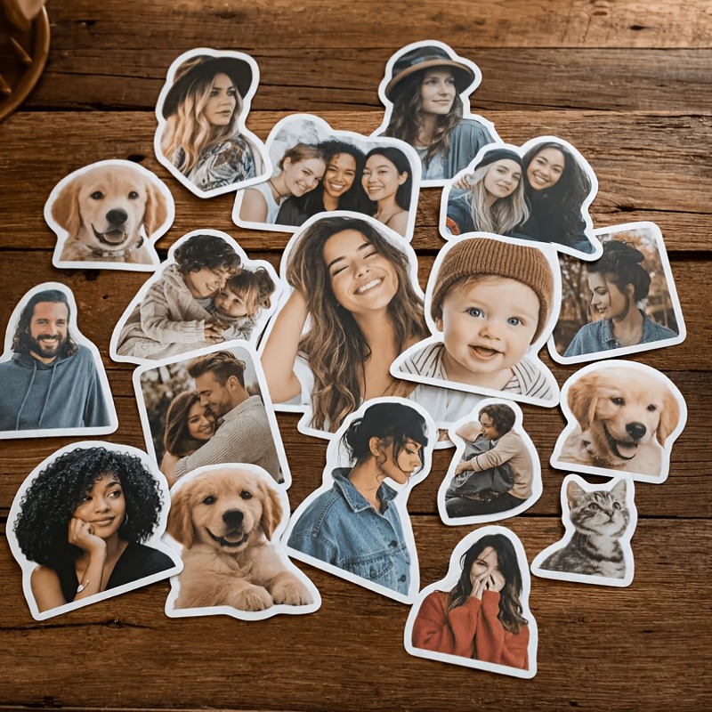 Custom cut stickers, custom ph - Pet Portrait Custom 评论和价格